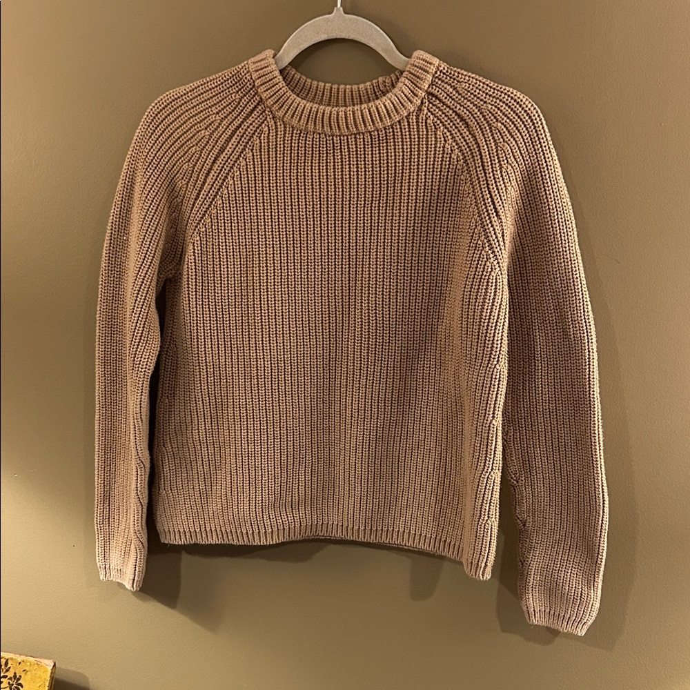 Quince Women's Sweater in Warm Beige